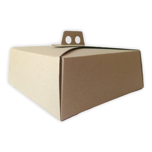 Caja TORTA microcorrugada marrón - 2 medidas