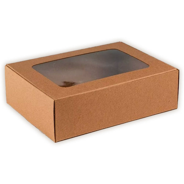 Caja DONNA microcorrugada marrón 26x17.5x9cm