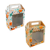 Mini Maletín - Diseño Flores #1 - 16x17x19.5 cm - Pack x5