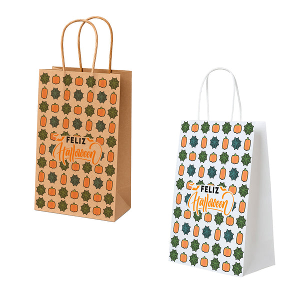 Bolsa Papel con diseño Halloween #2 - Pack x25