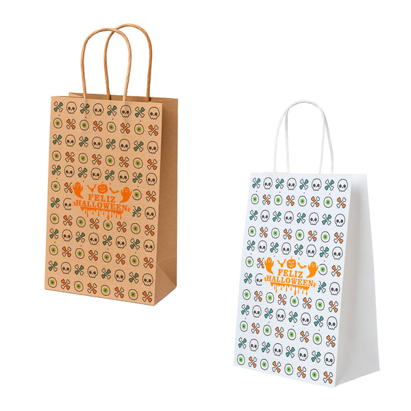 Bolsa Papel con diseño Halloween #3 - Pack x25