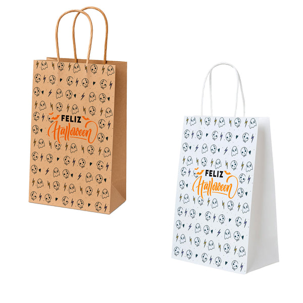 Bolsa Papel con diseño Halloween #1 - Pack x25