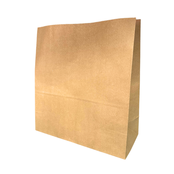 Bolsa de papel kraft marrón Grande | 32x35 (14 fuelle)