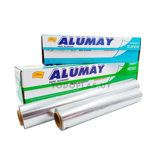 Rollo papel de aluminio premium 30x100mts/45x150mts - ALUMAY