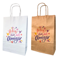 Bolsa Papel con diseño AMIGO #2 - Pack x25