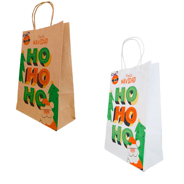Bolsa Papel con diseño Navidad #5 - Pack x25