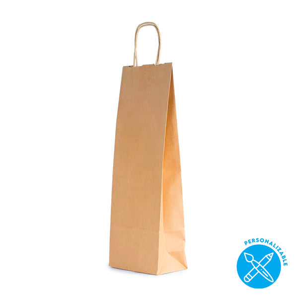 Bolsa botella kraft 15x35 (8 fuelle)