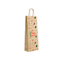 Bolsa para vino 15x35 (8 FUELLE) - Navidad #2 - Pack x20