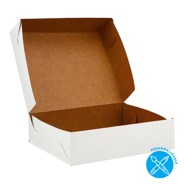 Caja de cartulina blanca - Masas finas - 1/4kg - 1/2kg - 1kg