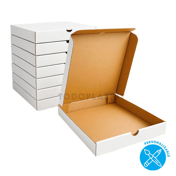 Caja de pizza BLANCA - 28x28/32x32 cm