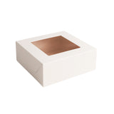 Caja blanca con visor 12x12x4cm