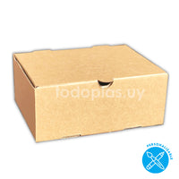 Caja delivery chivito chica marrón - 21x14x8cm