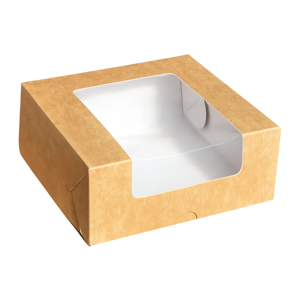 Caja con visor | 15 x 15 x 6 cm