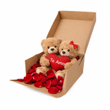 Caja multiuso ROMY marrón - SAN VALENTIN #1 - 22x22x12cm