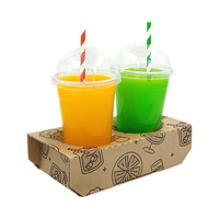 Porta vasos con 2 orificios - Diseño verano #1- Pack x 10