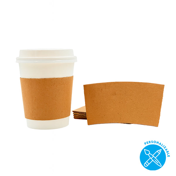 Faja de cartón para vaso de café