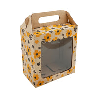 Mini Maletín - Diseño Flores #2 - 16x17x19.5 cm - Pack x5