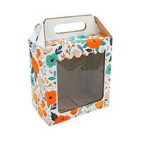 Mini Maletín - Diseño Flores #1 - 16x17x19.5 cm - Pack x5