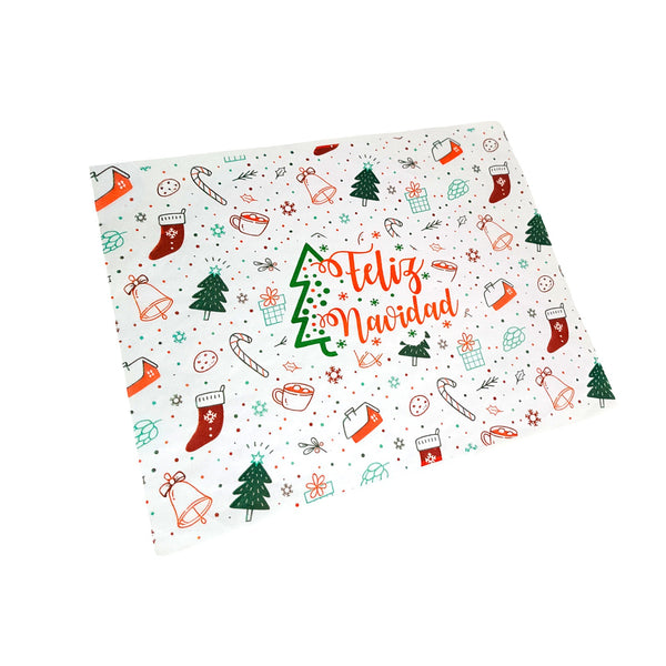 Hojas papel sulfito - NAVIDAD #2 - 25X33 cm