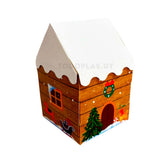 Caja Casita de Papá Noel - 7x7x10,5 cm