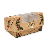 Caja cookies navideña - 15x10x6cm - Pack x10