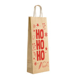Bolsa para vino 15x35 (8 FUELLE) - Navidad #3 - Pack x20