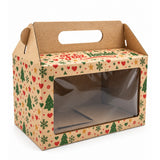 Caja Maletín Navidad #1 con Visor - 24x14x13 cm – Pack x5