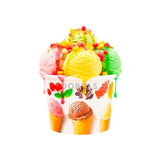Pote polipapel para helado con diseño - 120/195/300ml