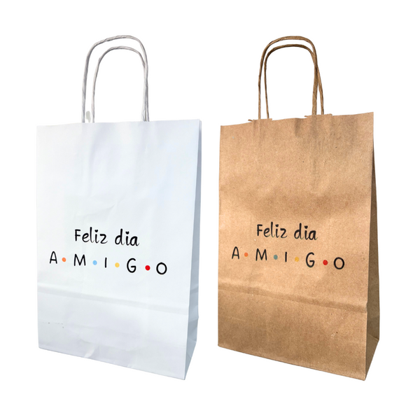 Bolsa Papel con diseño AMIGO #1 - Pack x25
