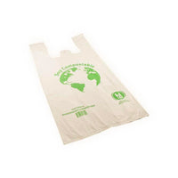 Bolsa camiseta biodegradable / compostable - Pack x1000