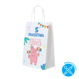Bolsa para sorpresitas - Nombre y Número Personalizable - 15x22 cm - (Pack x 20)