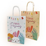 Bolsa Papel con diseño BANDERIN - 4 medidas - Pack x20