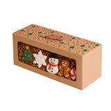 Caja Multiuso Con Visor Al Frente Navidad #1 - 24x9.5x10 cm