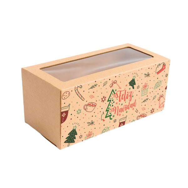 Caja Budín Navidad #1 - 24x9.5x10 cm