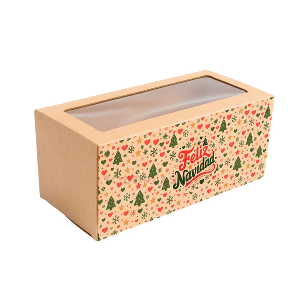 Caja Budín Navidad #1 - 24x9.5x10 cm
