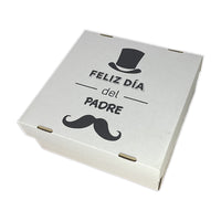 BOX blanca Desayuno Dia del Padre Sombrero - Pack x10