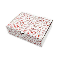 Caja ARIZONA microcorrugada Blanca 24x18x6,5 cm - Pack x25