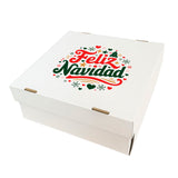 Caja Para Canastas - Navidad #1 - 2 medidas - Pack x10