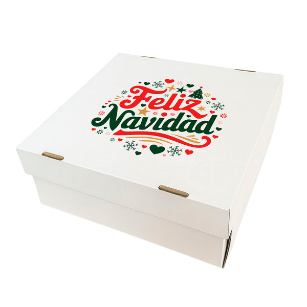 Caja Para Canastas - Navidad #1 - 2 medidas - Pack x10