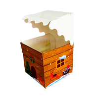 Caja Casita de Papá Noel - 7x7x10,5 cm