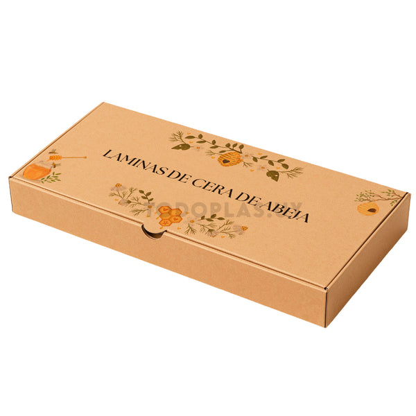 Caja para láminas de miel - 55x25,5x5cm - Pack x 10