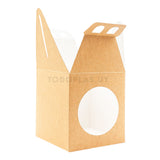 Caja con visor | 13 x 13 x 14 cm
