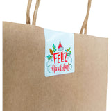 Cierre Adhesivo Navidad - 3X6CM - Pack x5