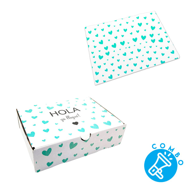 Combo caja Blanca Emprendedor #3 - 2 medidas + sulfito combinado - Pack x10