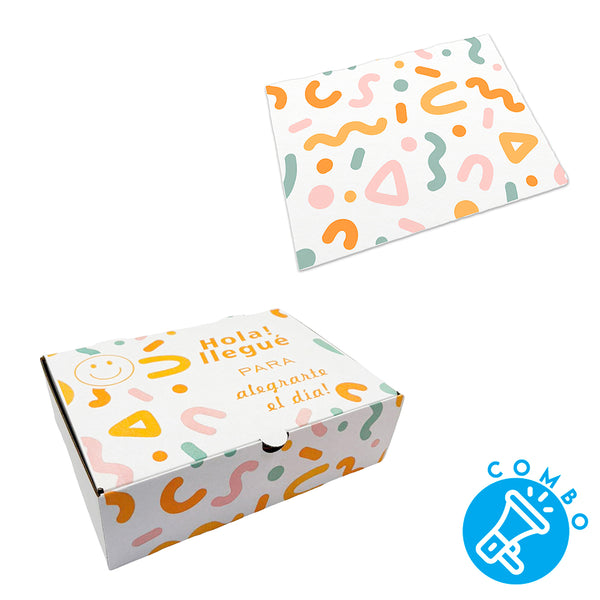 Combo caja Blanca Emprendedor #4 - 2 medidas + sulfito combinado - Pack x10