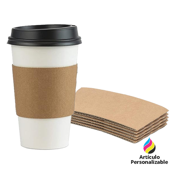 Faja de cartón para vaso de café