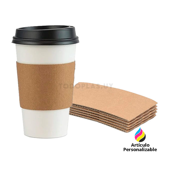 Faja de cartón para vaso de café