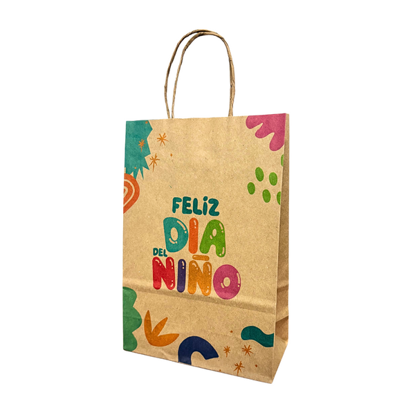 Bolsa Papel kraft Día del Niño #2 - 4 medidas - Pack x25