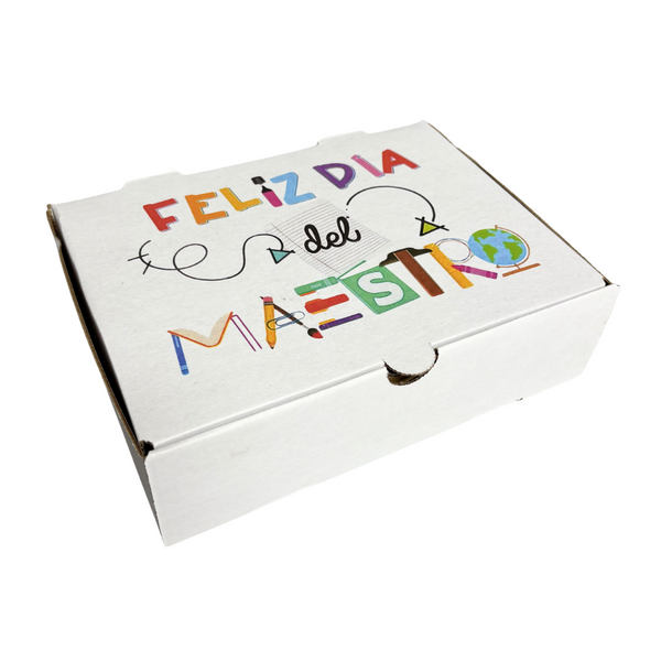 Caja Blanca MAESTRO #1 - 24x18x6,5 cm - Pack x25