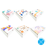 Caja Para sorpresitas de cumpleaños - Nombre y Número Personalizado -  24x18x6,5cm - Pack x20